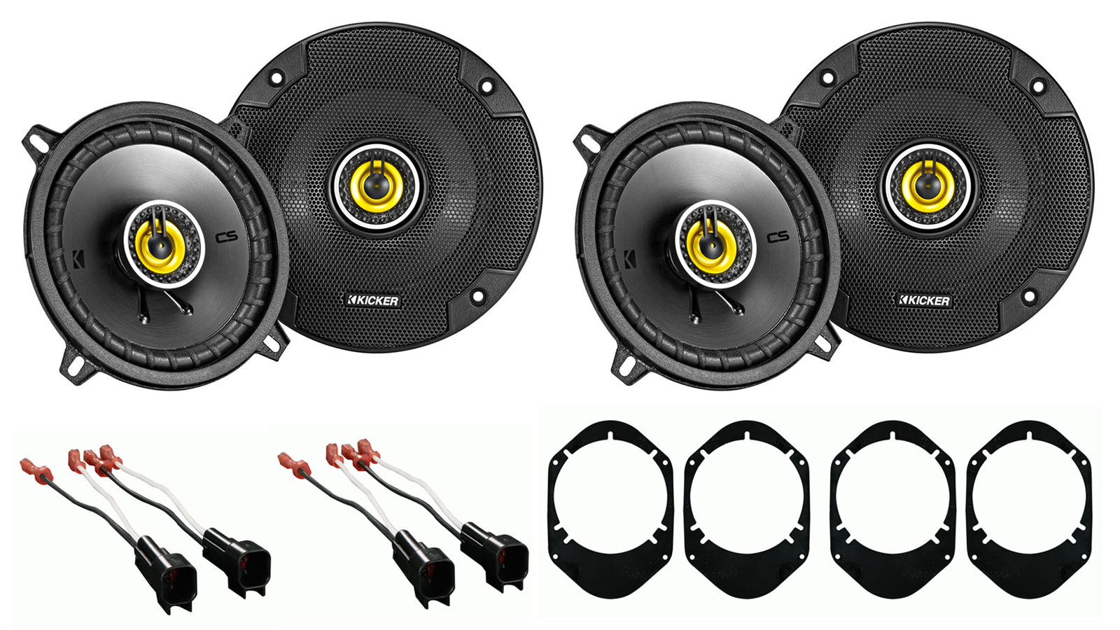 Замена переднего и заднего динамиков Kicker CSC для Ford Explorer Sport Trac 2001-2005 годов выпуска 29390₽