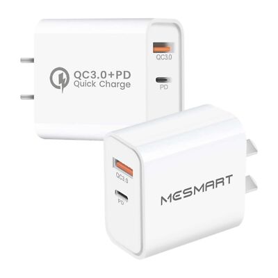 USB+Type C Ports Fast Charger QC 3.0 USB Hub Wall Home Charger Power Adapter Lot