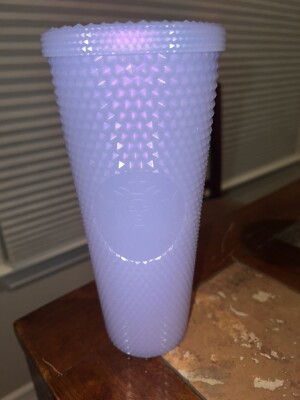 Starbucks Studded Tumbler Cold Drink Cup Icy Lilac Venti Tumbler 24oz