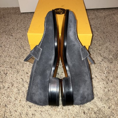 Di Bianco GALLO Loafers SUEDE Asphalt (GRAY) GB316 - Sz US 7 Made in Italy NEW! Di Bianco GALLO Loafers SUEDE Asphalt (GRAY) GB316 - Sz US 7  main image 4