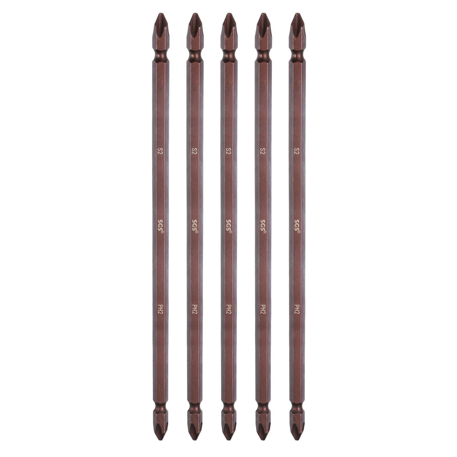 5pcs PH2 Magnetic Double Ended Phillips Screwdriver Bit 7.87