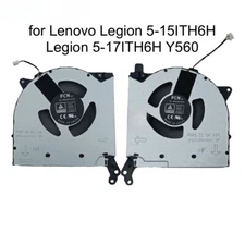 CPU GPU Cooling Fan for Lenovo Legion 5-15ITH6H 5-17ITH6H 82JH Y5605H40S20332