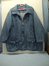 Venezia Jeans Brand womens long jean jacket plus size 26/28