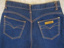 Vintage Gitano Jeans Youth 14 Blue Denim Straight Leg High Rise Womens 28x25