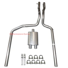 87-96 Ford F150 F250 4.9 5.0 5.8 Truck Performance Dual Exhaust w/ BigMax Turbo