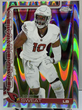 🔥Topps Chrome 2025 Josh Sweat Chrome Parallel #10 Arizona Cardinals NFL
