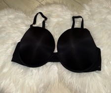 Calvin Klein Womens Essence Push-Up T-Shirt Bra Underwire 38C Black New QP2587O