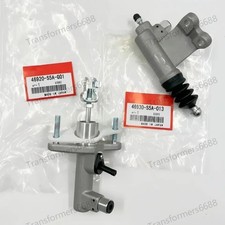 Clutch Master Slave Cylinder Set For Honda Civic 1.7l D17 Dx Lx Ex 01-05