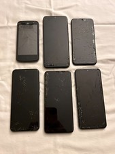 Mixed Lot Cell Phones - 6 untested, for parts Tracfone, Motorola