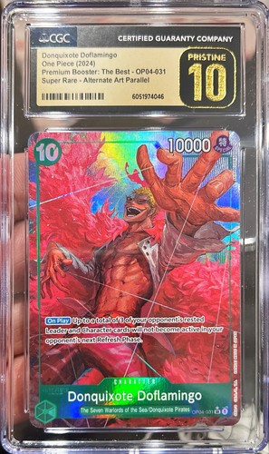Donquixote Doflamingo (Alternate Art) graded CGC 10 for sale on eBay