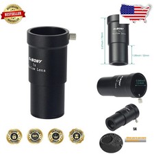 Telescope 5X Barlow Lens 1.25", Broadband Green Film, High Value Magnification