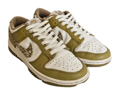 Nike Dunk Low Sneaker Damen UK 6 EU 40 Essential Paisley Pack Barley White