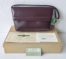 Great midcentury leather handbag by GOLDPFEIL - vintage original around 1950/60