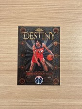 Tre Johnson III 2025-26 Topps Chrome Destiny #D-6 Rookie RC Washington Wizards