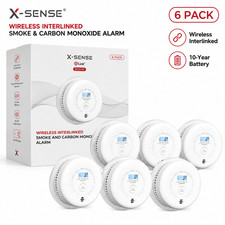 X-Sense SC01-W Wireless Interlinked Combo Smo...