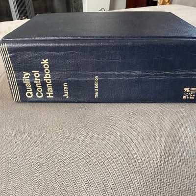 Quality Control Handbook 3rd Edition J.M. Juran Hardcover McGraw-Hill 1988