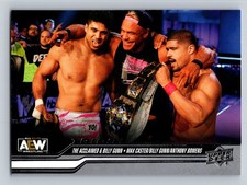 2024 Upper Deck AEW #79 Max Caster / Anthony Bowens / Billy Gunn The Acclaimed