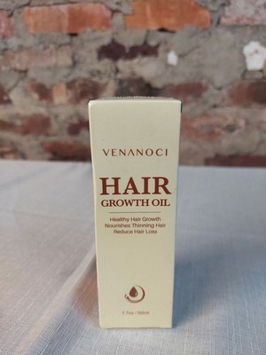 Venanoci Hair Growth Oil Biotin Castor Rosemary For Thinning Hair Loss 1.7 oz