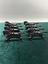 Marx Toys Reissue Black MEDIEVAL KNIGHTS 21 Pieces 2 Poses Black Horses