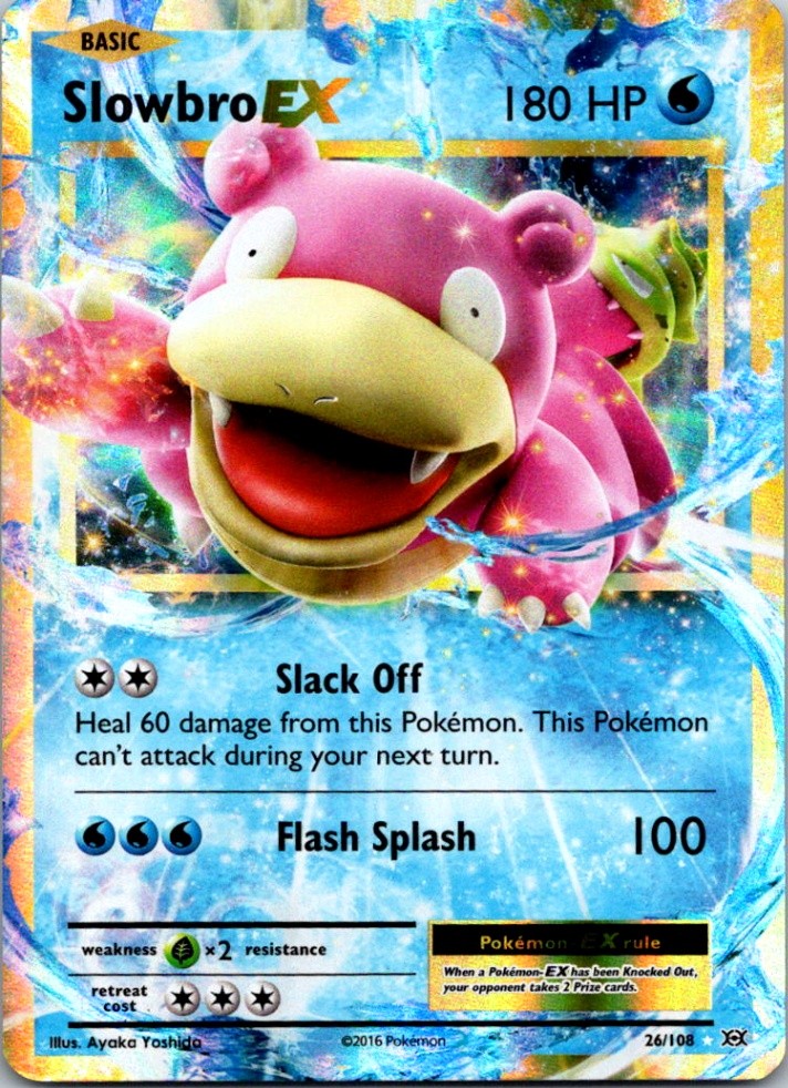 Slowbro EX Ultra Rare XY - Evolutions 26/108 NM