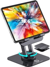 iPad Stand, 360  Rotating Adjustable Foldable iPad Tablet Holder