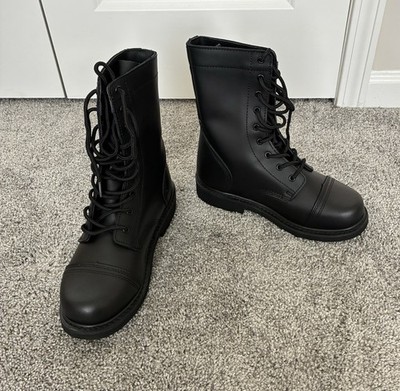 Rothco Black Leather GI Boots Size 7 Never Worn  Excellent Condition