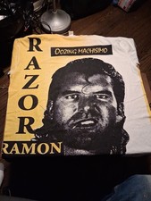 FLAWLESS! VTG 1993 WWF Titan Sports Razor Ramon Oozing Machismo T- Shirt XL