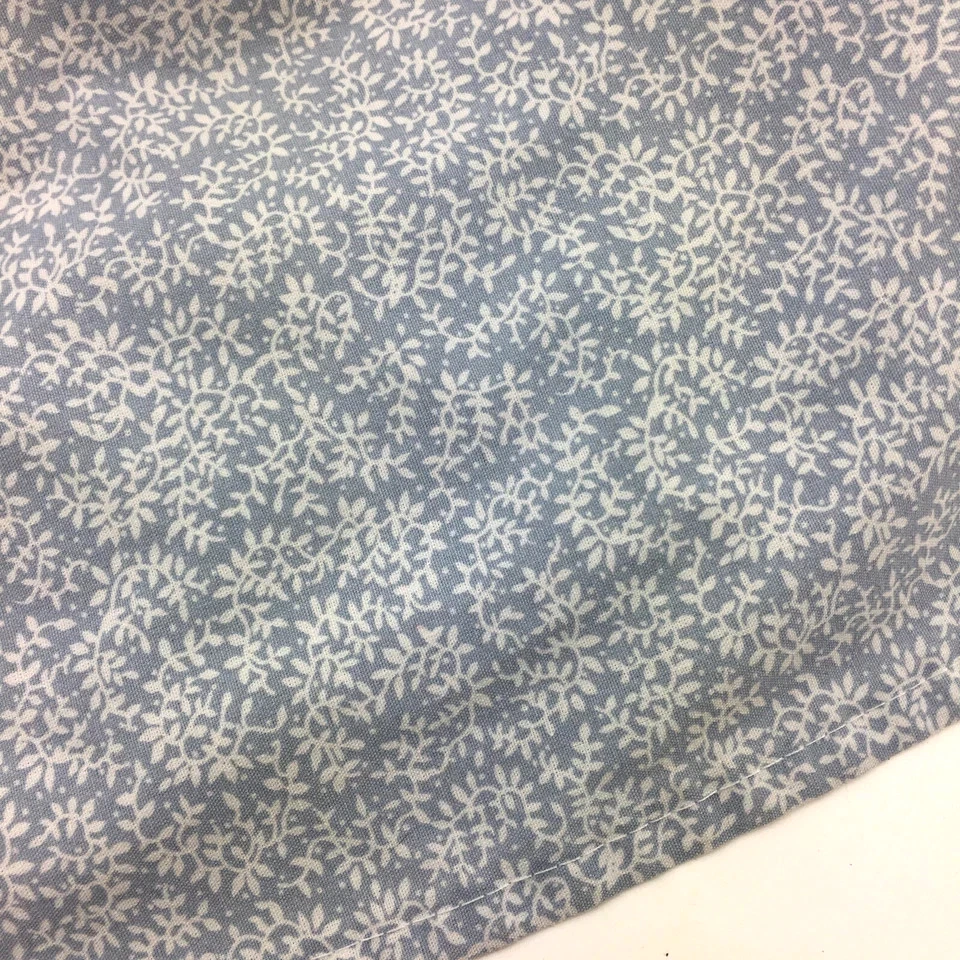 FALDA CAMA DOBLE LAURA ASHLEY azul claro blanco pequeño estampado floral Foto 2 de 4