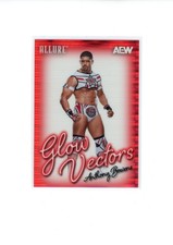 2026 Upper Deck Allure AEW Anthony Bowens GV-4 Glow Vectors Red Parallel 124/199