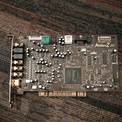 Creative Sound Blaster Audigy 2 ZS SB0350 PCI 7.1 Sound Card, S/PDIF, MIDI I/O
