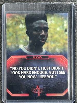 No, You Didn't. I Just Didn't Look... - 2023 Zerocool Stranger Things - Quotes