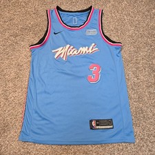 Dwyane Wade Miami Heat Nike City Swingman Jersey Men's Miami Vice Size 48