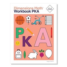 Dimensions Math Workbook Pre-K - VERY GOOD