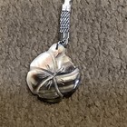 Vintage Mother Of Pearl Shell Keychain Flower — photo 5