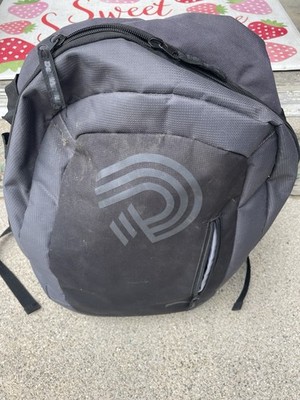 Decathlon Forclaz Hiking Backpack Gray/Black 21-35L Zip Closure Strap