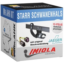 Anhängerkupplung starr für Ford Focus I DAW DBW Fließheck 98-04 +13pol spe ESatz