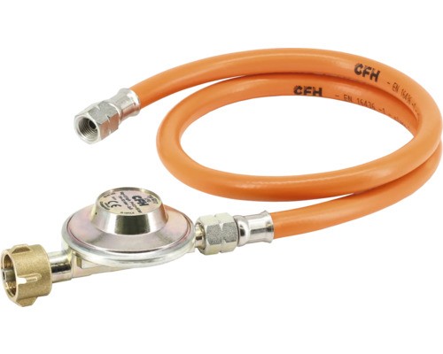 Cfh Druckregler 50 Mbar Und 80 Cm Gasschlauch-image