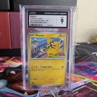 Pokemon 2024 Black Star Promo World Championships Pikachu #190 CGC 9 Mint