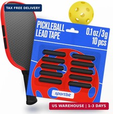 SPORTBIT Lead Tape for Pickleball Paddles with 3M Adhesive - 3g Weighted Bars Pi