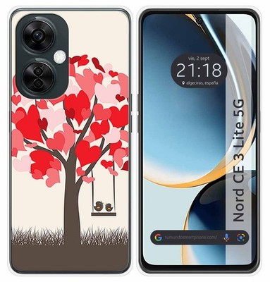 Funda Silikon für Oneplus Nord CE 3 Lite 5G TPU Multicolor Pajaritos
