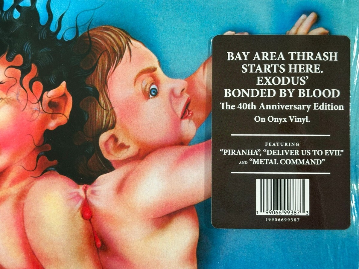 EXODUS Bonded by Blood レコード LP Bonded By Blood EXODUS Vinyl LIMITED GOLD SIGNED EDITION 1