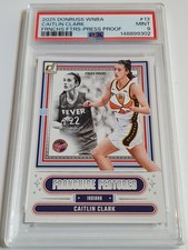2025 Donruss WNBA Caitlin Clark PRESS PROOF Franchise Features - PSA 9 (POP 15)