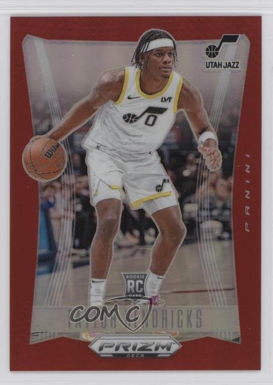 2023-24 Panini Prizm Deca Red Prizm 56/199 Taylor Hendricks #300 1t4l