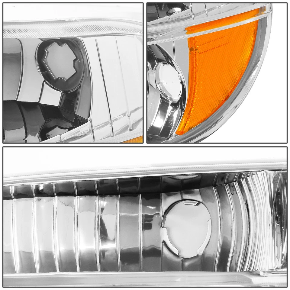 PARA FORD EXPLORER 95-01 CROMO ÁMBAR LATERAL GIRO FARO PARACHOQUES LÁMPARA + JUEGO DE HERRAMIENTAS Foto 2 de 4