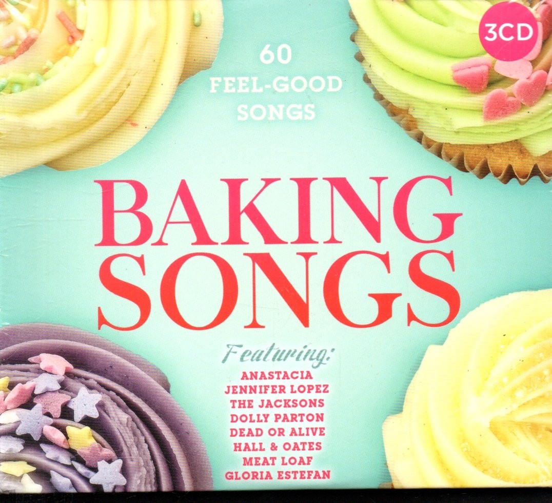 BAKING SONGS - 60 Feel-Good Songs - 3xCD Album *NEW & SEALED* *Various Artists*