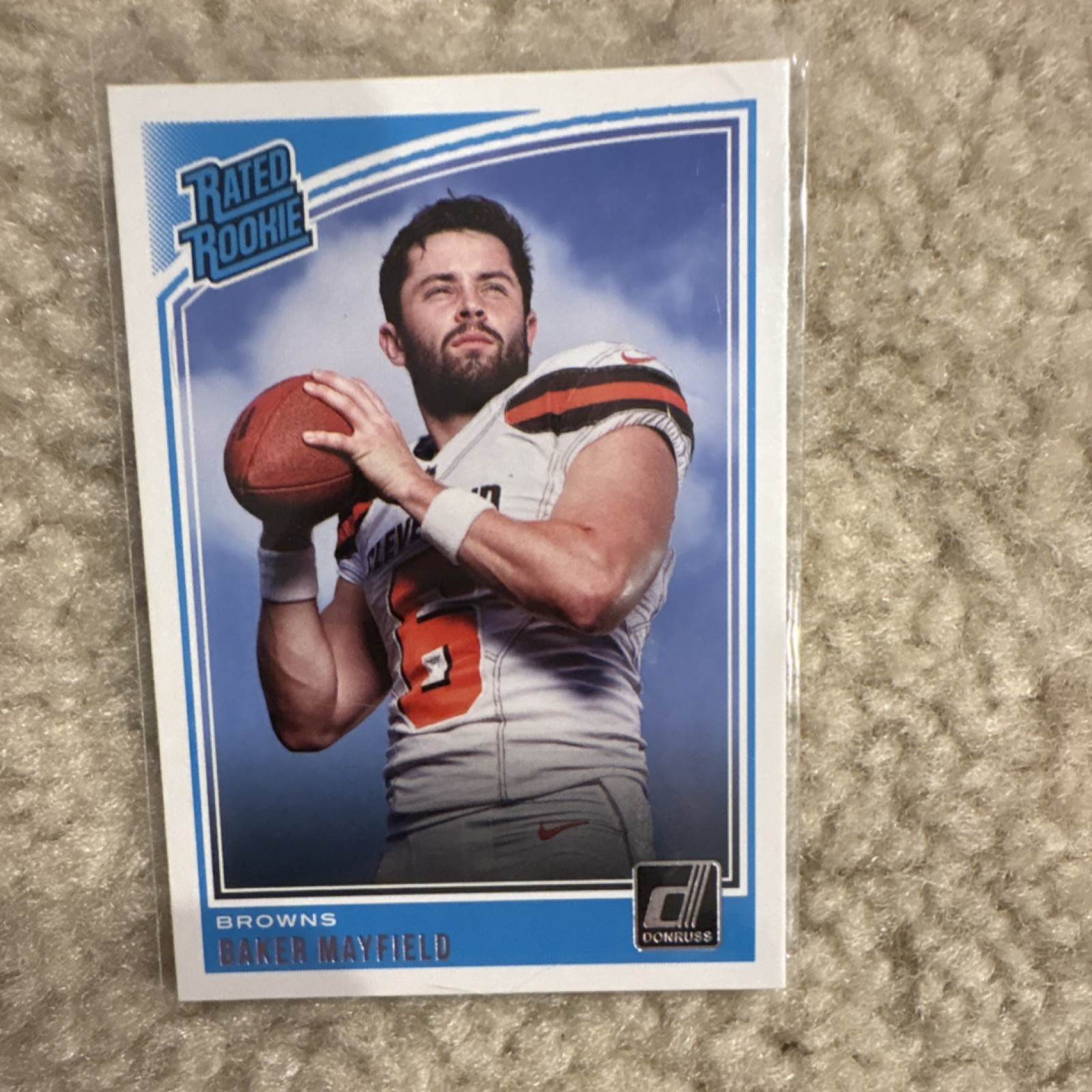 Panini Donruss 2018 Baker Mayfield Rated Rookie #303 Cleveland Browns NFL