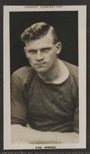PATTREIOUEX-FAMOUS FOOTBALL 1922 (F1-191)-#062- MANCHESTER UNITED - SPENCE 