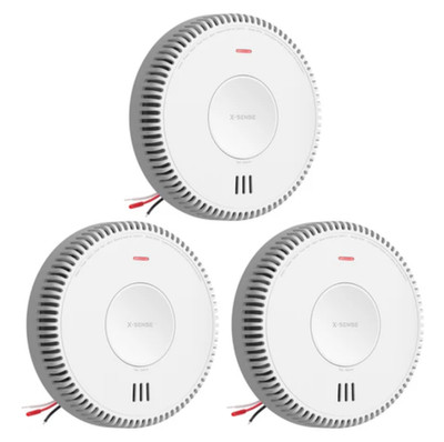 X-Sense XP04 AC Hardwired Combination Smoke and Carbon Monoxide Alarm 1-Pack