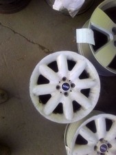 Wheel 17x7 Alloy 8 Spoke White Exposed Lug Nuts Fits 03-09 Mini Cooper 464307 Wheel 17x7 Alloy 8 Spoke White Exposed Lug Nuts Fits 03-09 Mini Cooper 464307
