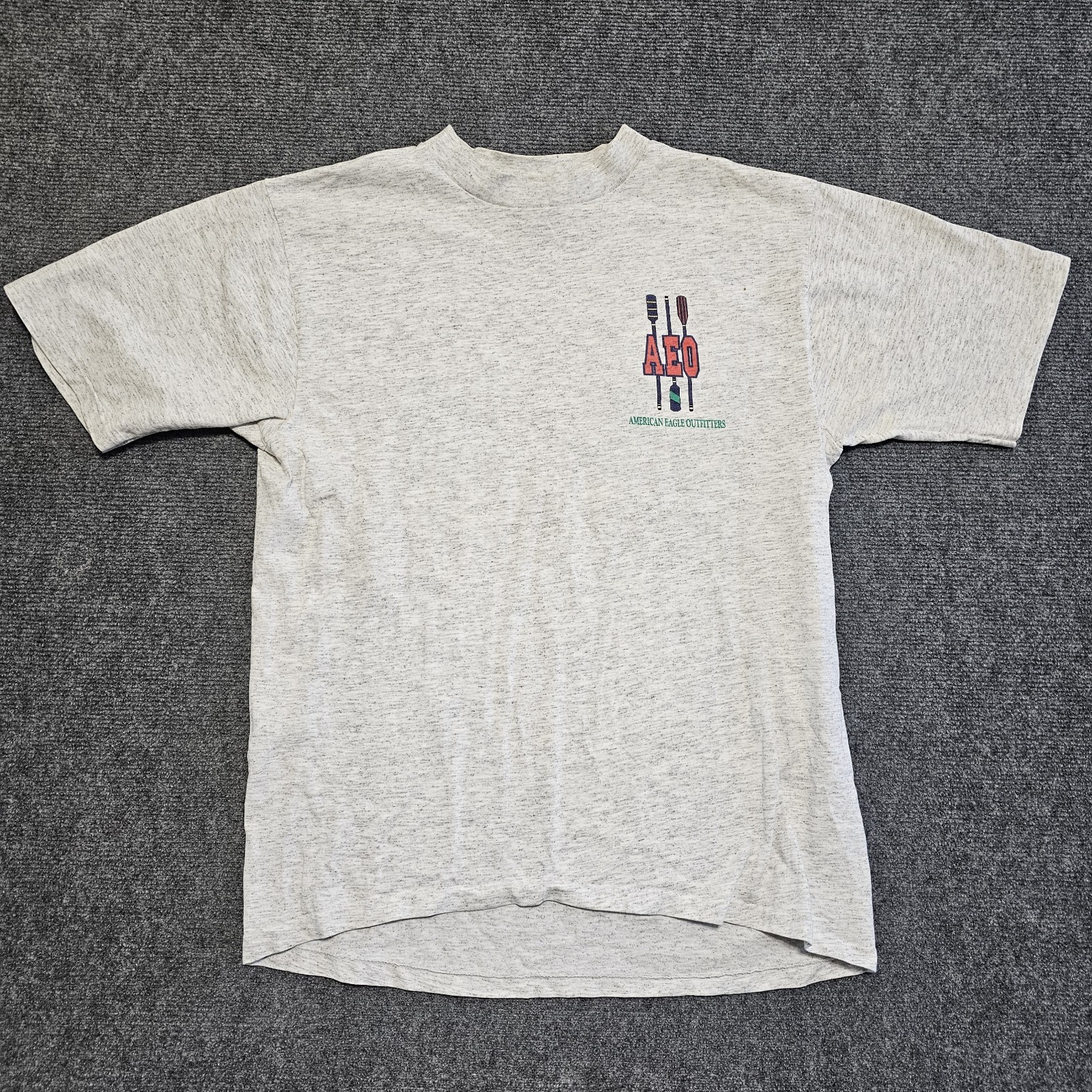 FILA T shirt nautica vintage anni 90 American Eagle remi remi L USA 2 lati punto singolo